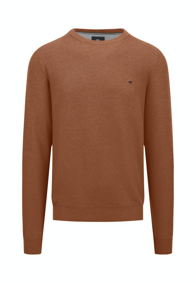 FYNCH-HATTON Wollpullover Fynch-Hatton / He.Pullover / O-Neck, Structure von FYNCH-HATTON