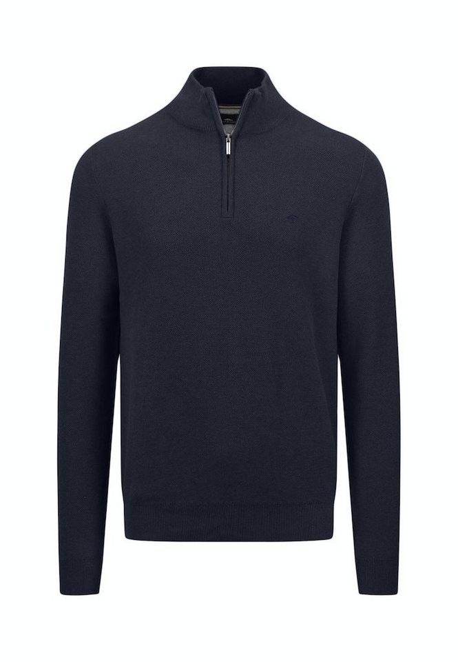 FYNCH-HATTON Wollpullover Fynch-Hatton / He.Pullover / Troyer-Zip, Structure FYNCH-HATTON Wollpullover Fynch-Hatton / He.Pullover / Troyer-Zip, Structure von FYNCH-HATTON