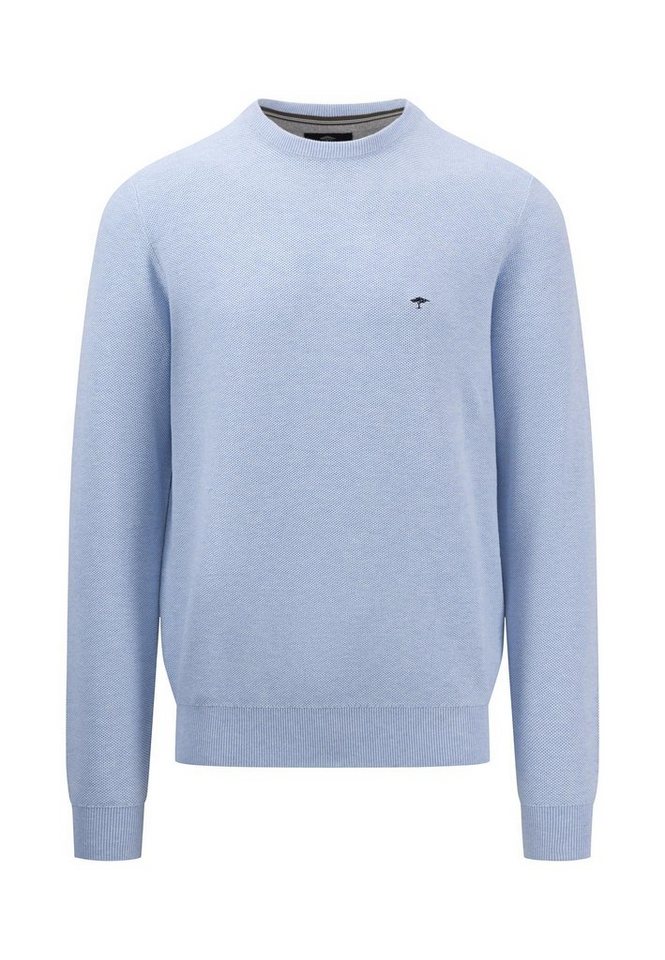 FYNCH-HATTON Strickpullover O-Neck, Structure von FYNCH-HATTON