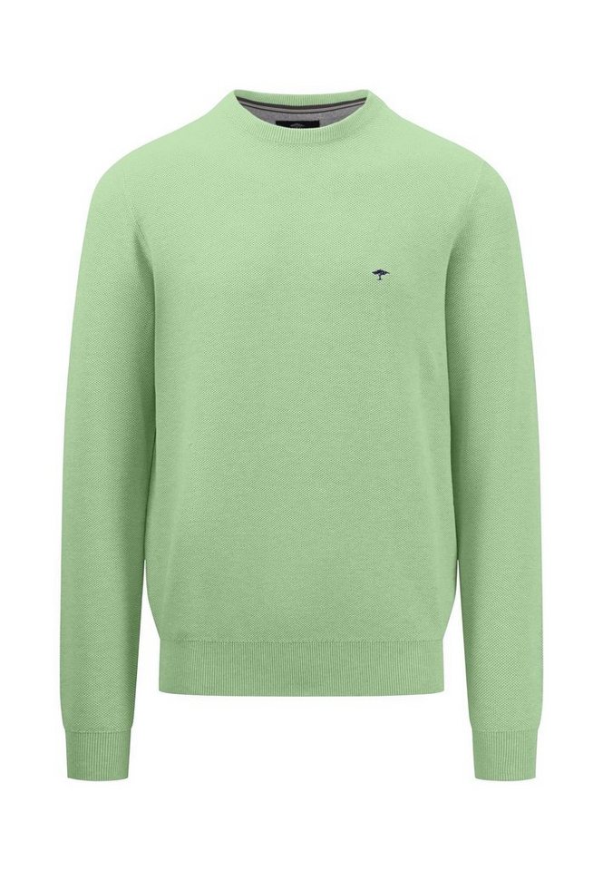 FYNCH-HATTON Strickpullover O-Neck, Structure von FYNCH-HATTON