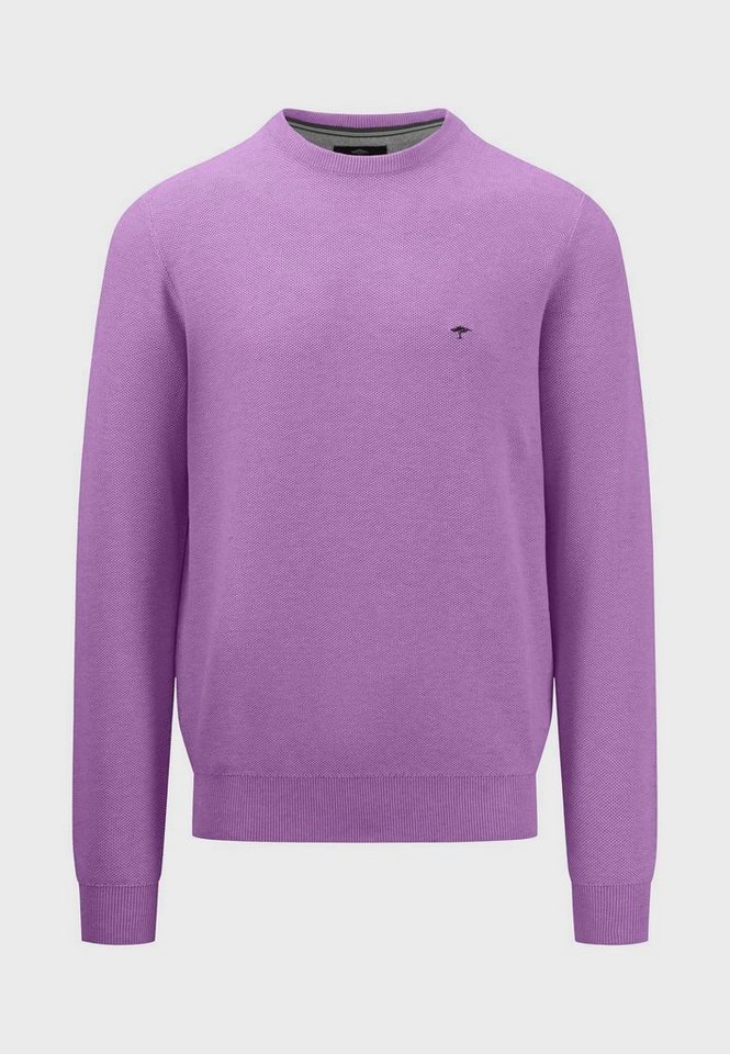 FYNCH-HATTON Strickpullover O-Neck, Structure FYNCH-HATTON Strickpullover O-Neck, Structure von FYNCH-HATTON