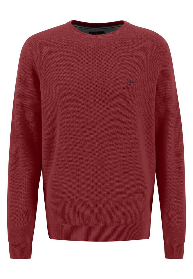 FYNCH-HATTON Strickpullover O-Neck, Structure von FYNCH-HATTON