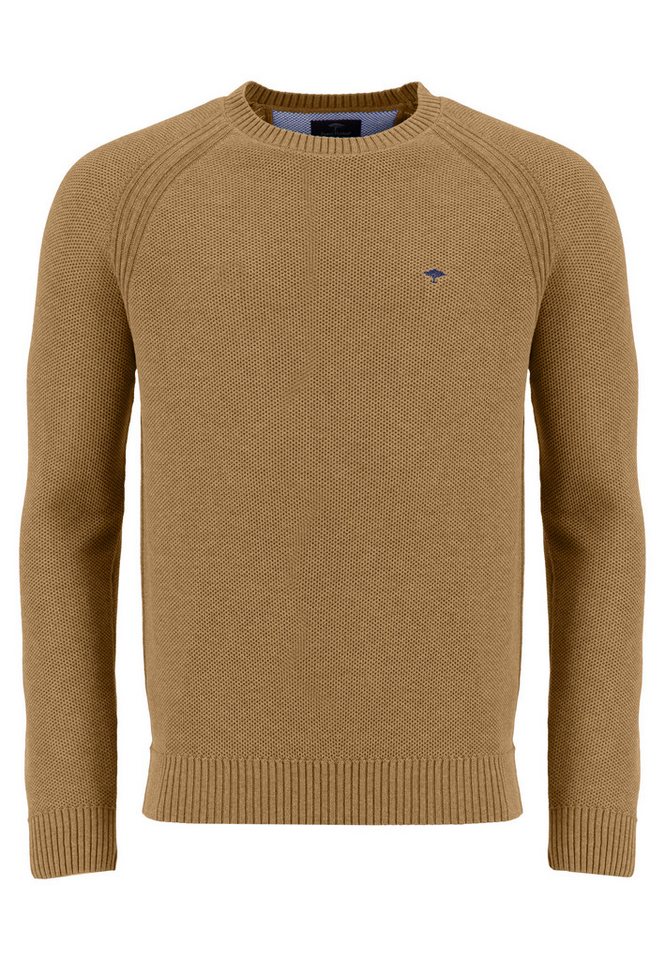 FYNCH-HATTON Strickpullover O-Neck, Structure von FYNCH-HATTON