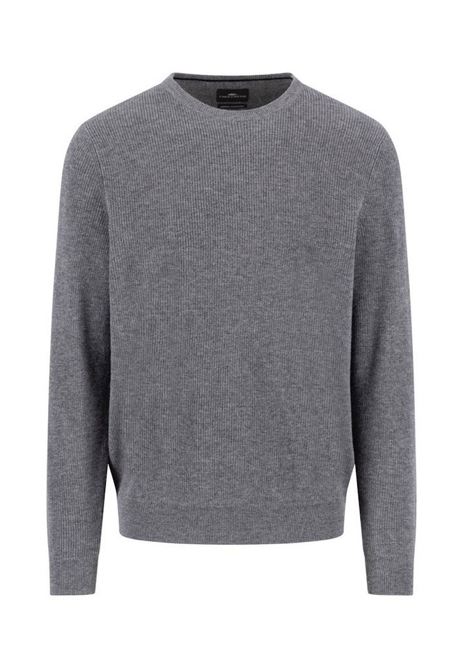 FYNCH-HATTON Strickpullover O-Neck, structure, Merino Cashmere von FYNCH-HATTON