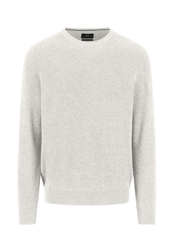 FYNCH-HATTON Strickpullover O-Neck, structure, Merino Cashmere von FYNCH-HATTON
