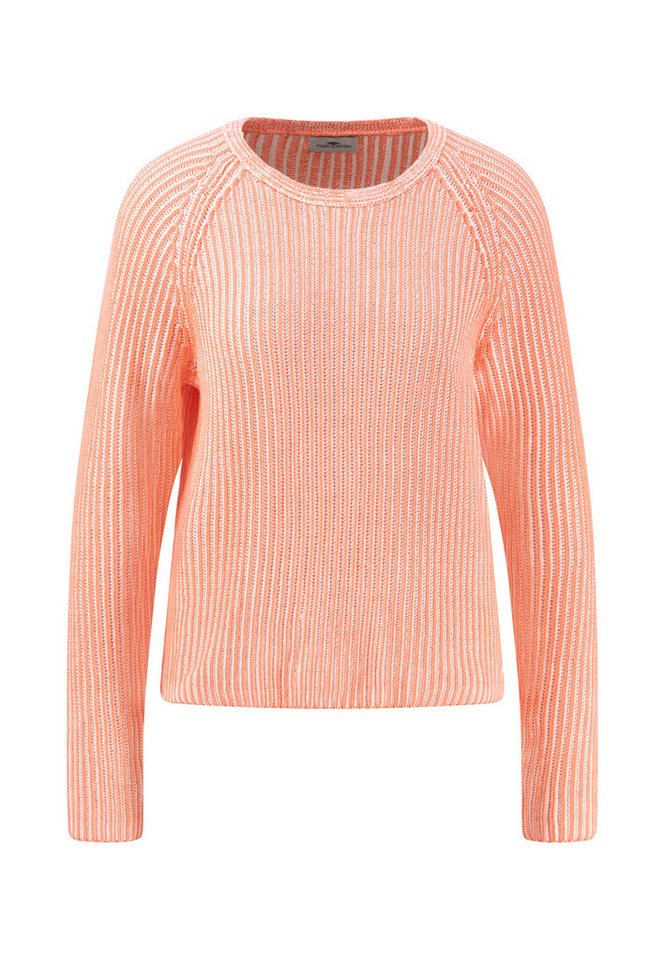 FYNCH-HATTON Strickpullover PULLOVER O-NECK PLATED COTTON von FYNCH-HATTON