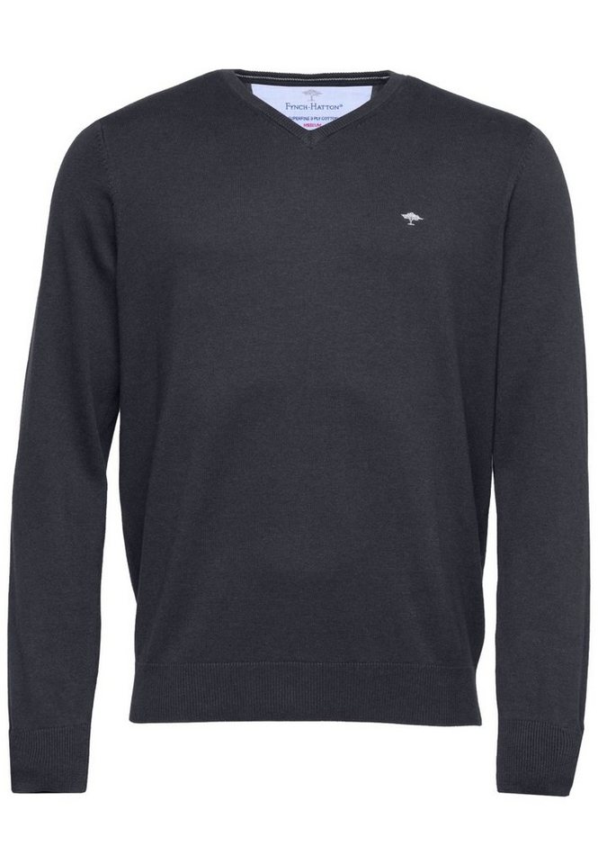 FYNCH-HATTON Strickpullover Pullover Strickpullover mit V-Ausschnitt (1-tlg) von FYNCH-HATTON