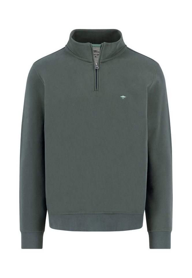FYNCH-HATTON Strickpullover Sweat, Troyer-Zip dark ivy FYNCH-HATTON Strickpullover Sweat, Troyer-Zip dark ivy von FYNCH-HATTON