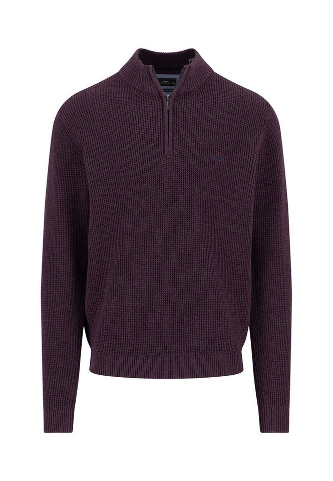 FYNCH-HATTON Strickpullover Troyer Zip, Structure, Supersoft von FYNCH-HATTON