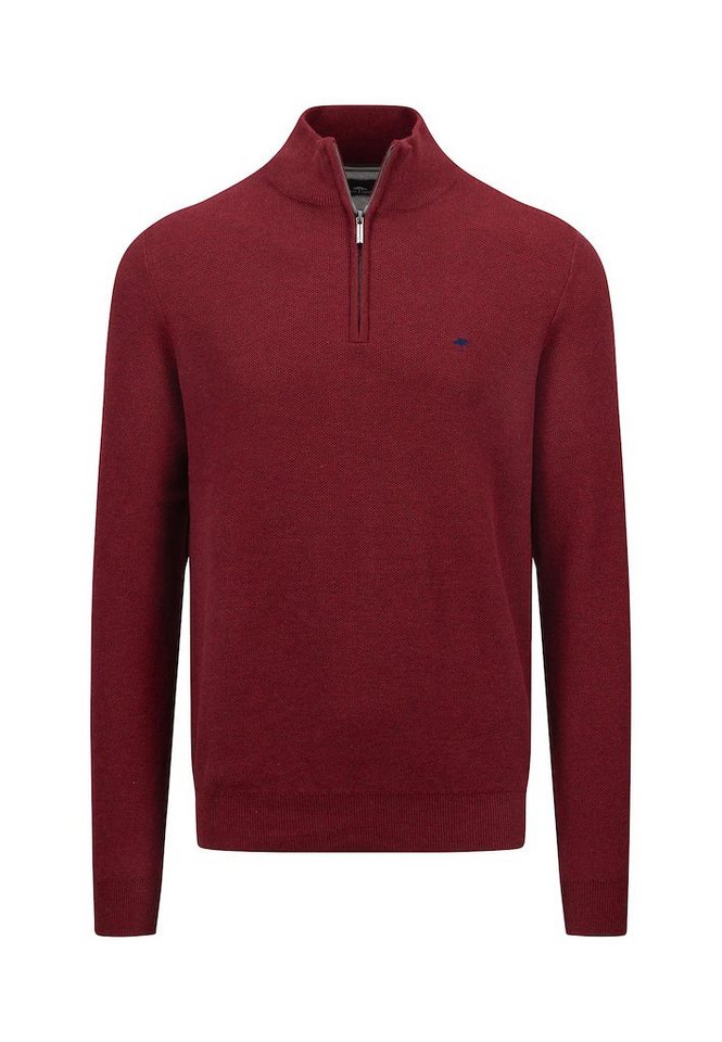 FYNCH-HATTON Strickpullover Troyer-Zip, Structure FYNCH-HATTON Strickpullover Troyer-Zip, Structure von FYNCH-HATTON