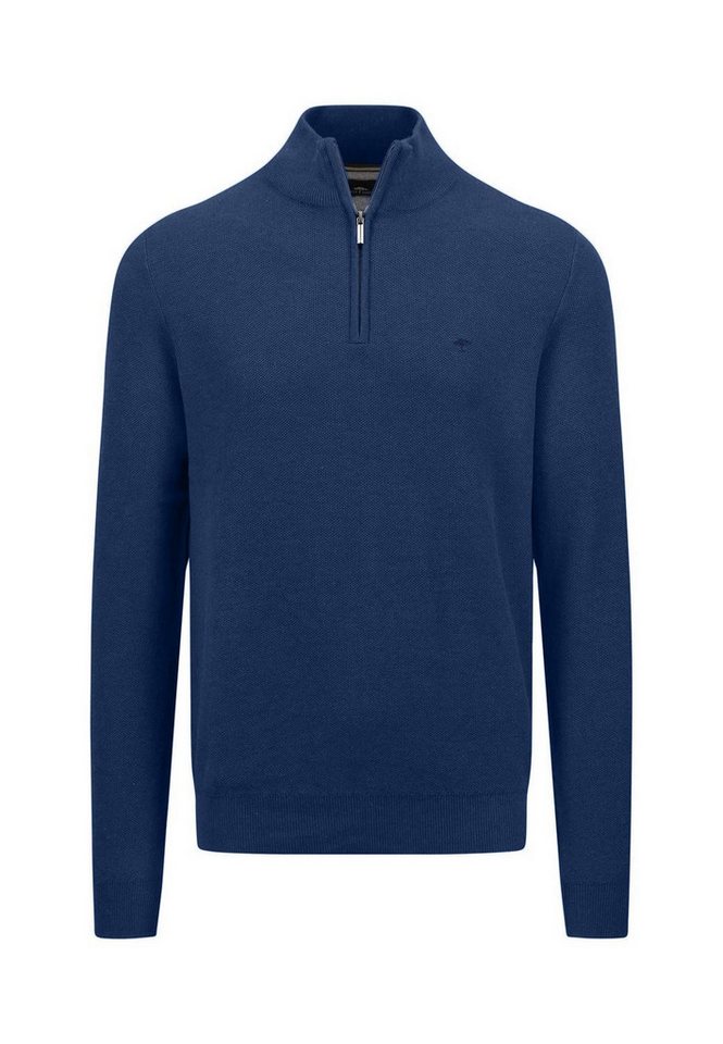 FYNCH-HATTON Strickpullover Troyer-Zip, Structure FYNCH-HATTON Strickpullover Troyer-Zip, Structure von FYNCH-HATTON