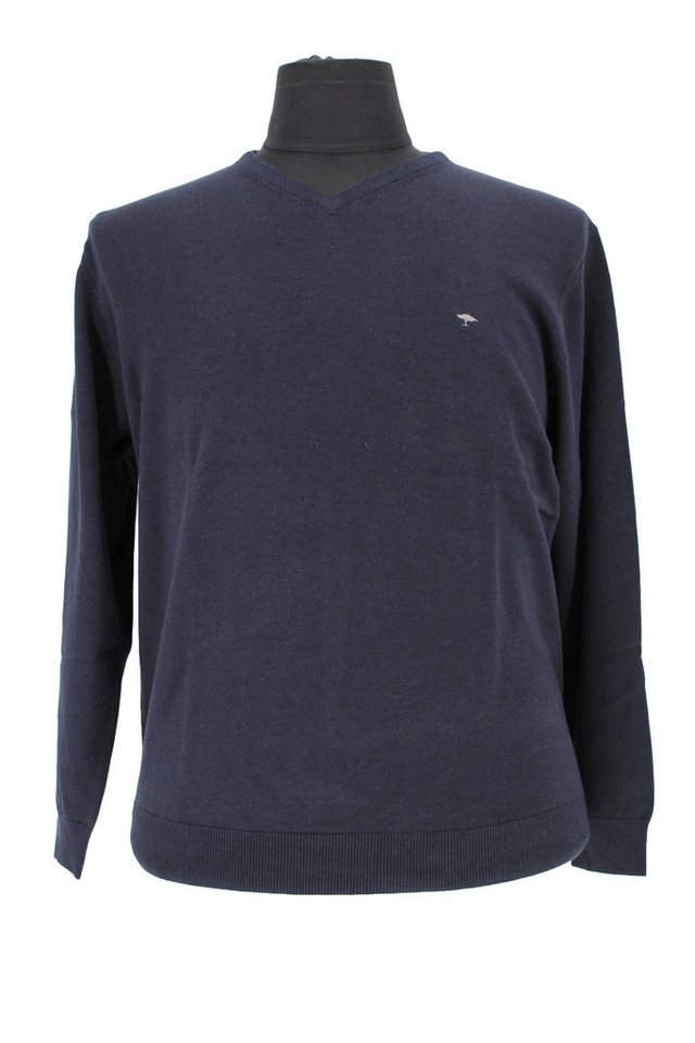 FYNCH-HATTON Strickpullover V-Neck, Superfine navy von FYNCH-HATTON
