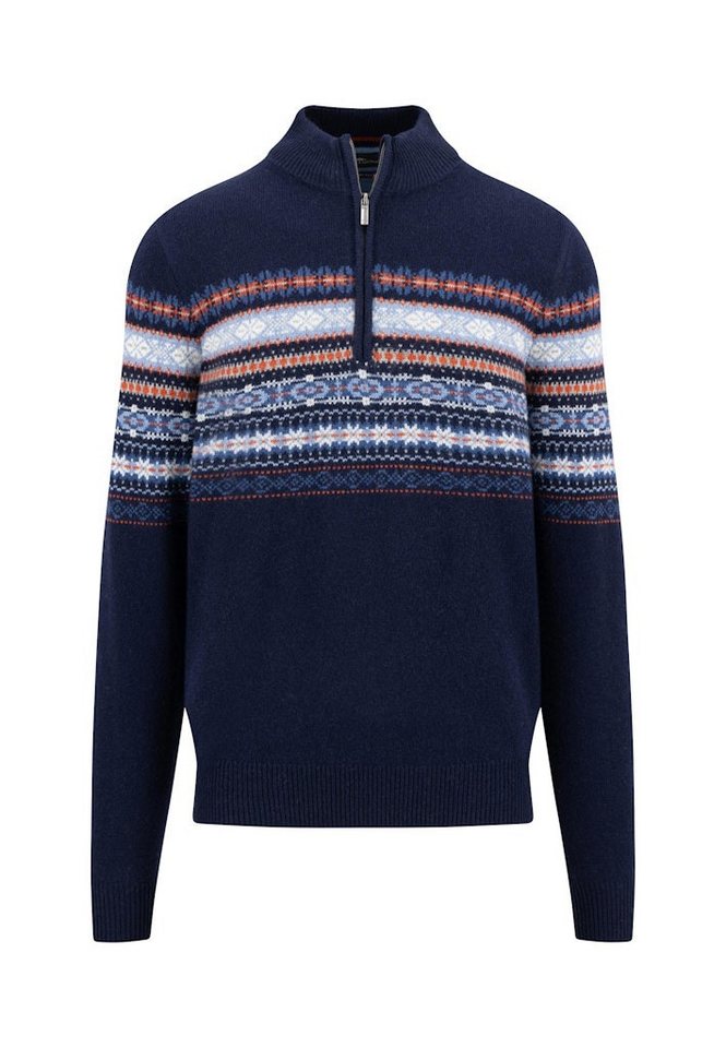 FYNCH-HATTON Strickpullover Zip Troyer, Jacquard FYNCH-HATTON Strickpullover Zip Troyer, Jacquard von FYNCH-HATTON