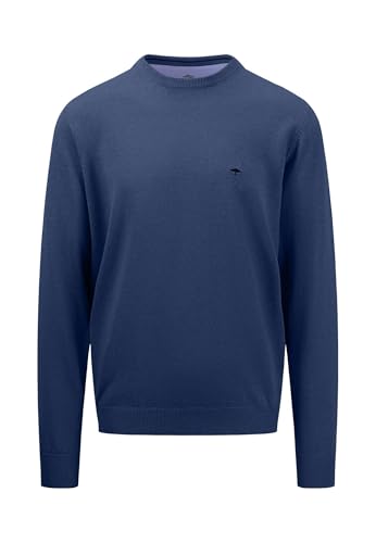 FYNCH-HATTON Strickpullover aus Baumwolle mit Rundhalsausschnitt Night / 3XL von FYNCH-HATTON
