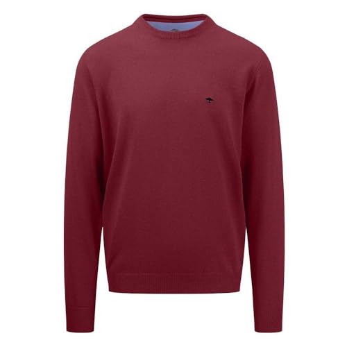 FYNCH-HATTON Strickpullover aus Baumwolle mit Rundhalsausschnitt Ruby red/XL FYNCH-HATTON Strickpullover aus Baumwolle mit Rundhalsausschnitt Ruby red/XL von FYNCH-HATTON