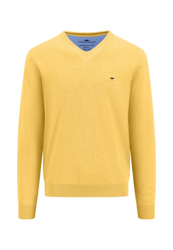 FYNCH-HATTON Strickpullover - klassischer Pullover mit V Ausschnitt von FYNCH-HATTON
