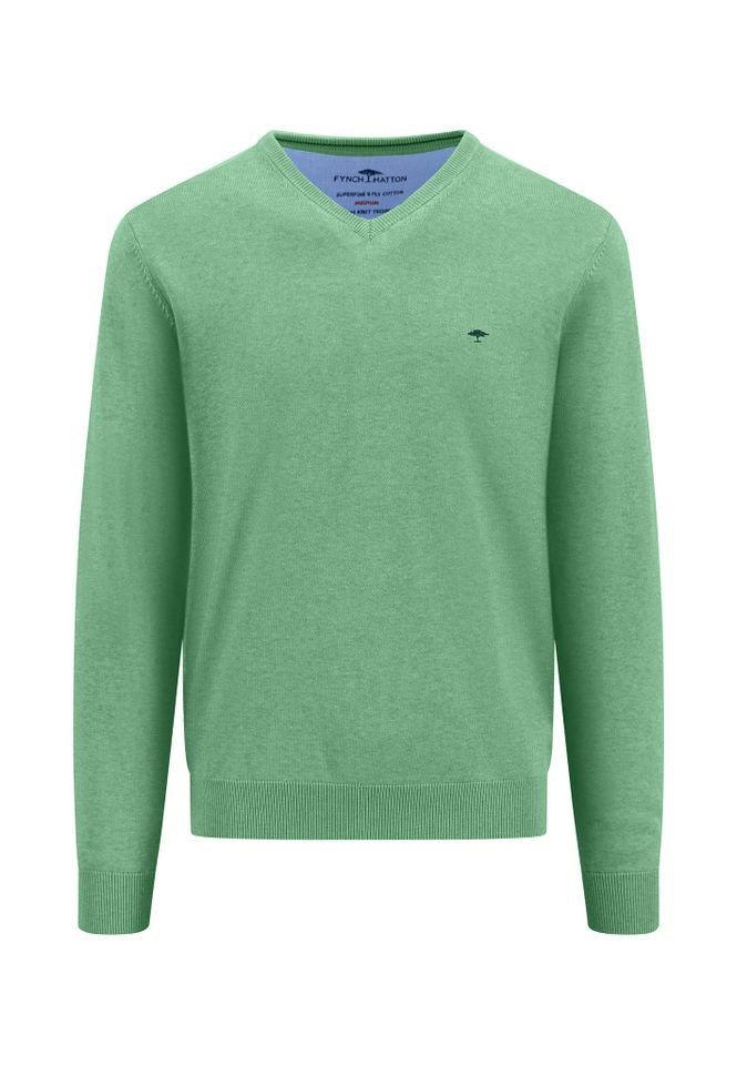 FYNCH-HATTON Strickpullover - klassischer Pullover mit V Ausschnitt von FYNCH-HATTON