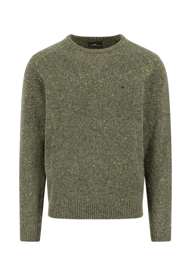 FYNCH-HATTON Strickpullover meliert, mit Rundhals von FYNCH-HATTON