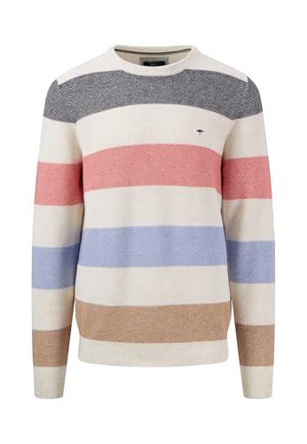 FYNCH-HATTON Strickpullover mit Blockstreifen Offwhite/M von FYNCH-HATTON