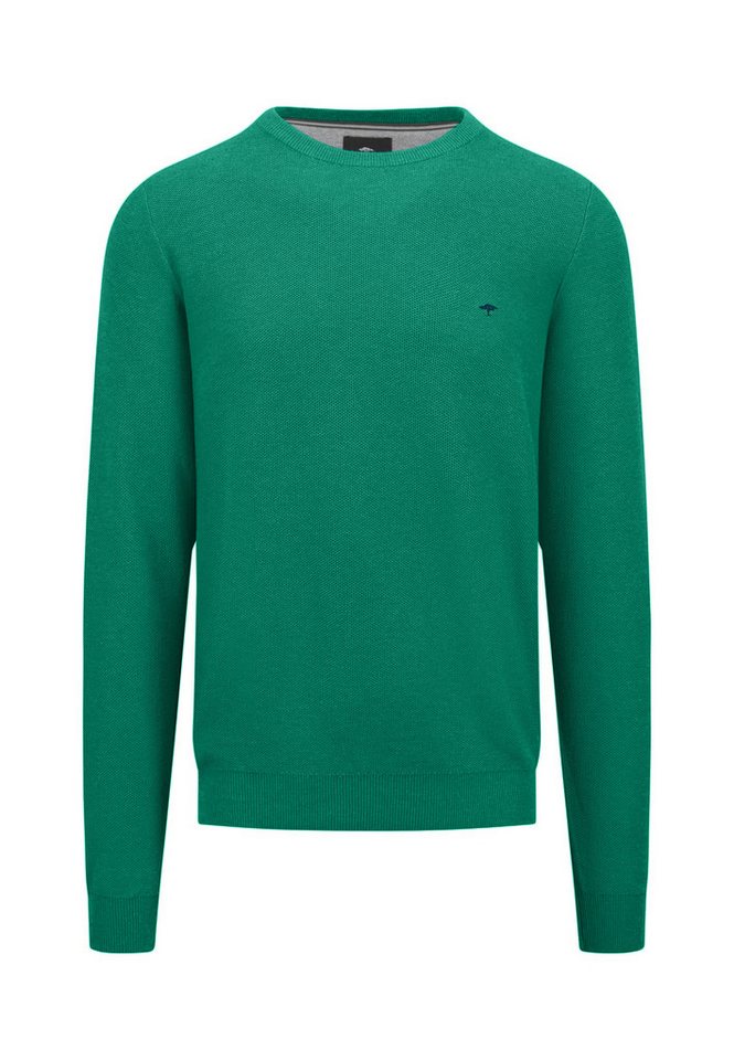FYNCH-HATTON Strickpullover mit Logo-Stickerei auf der Brust von FYNCH-HATTON
