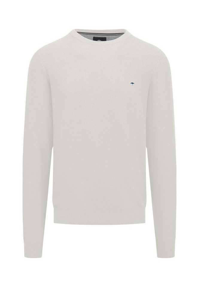 FYNCH-HATTON Strickpullover mit Logo-Stickerei auf der Brust von FYNCH-HATTON