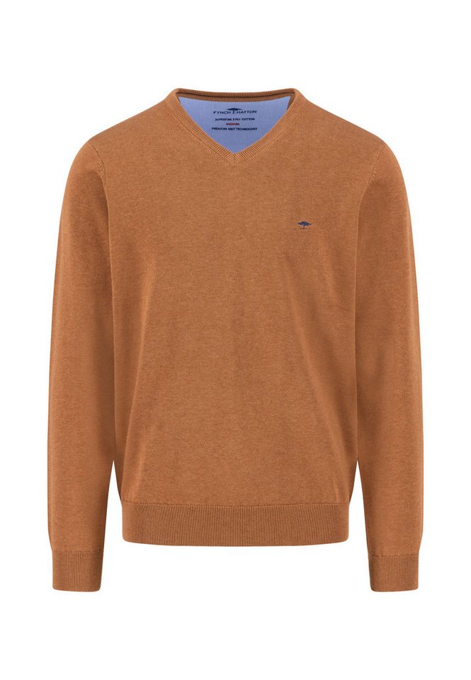 FYNCH-HATTON Strickpullover mit Logo Stickerei von FYNCH-HATTON