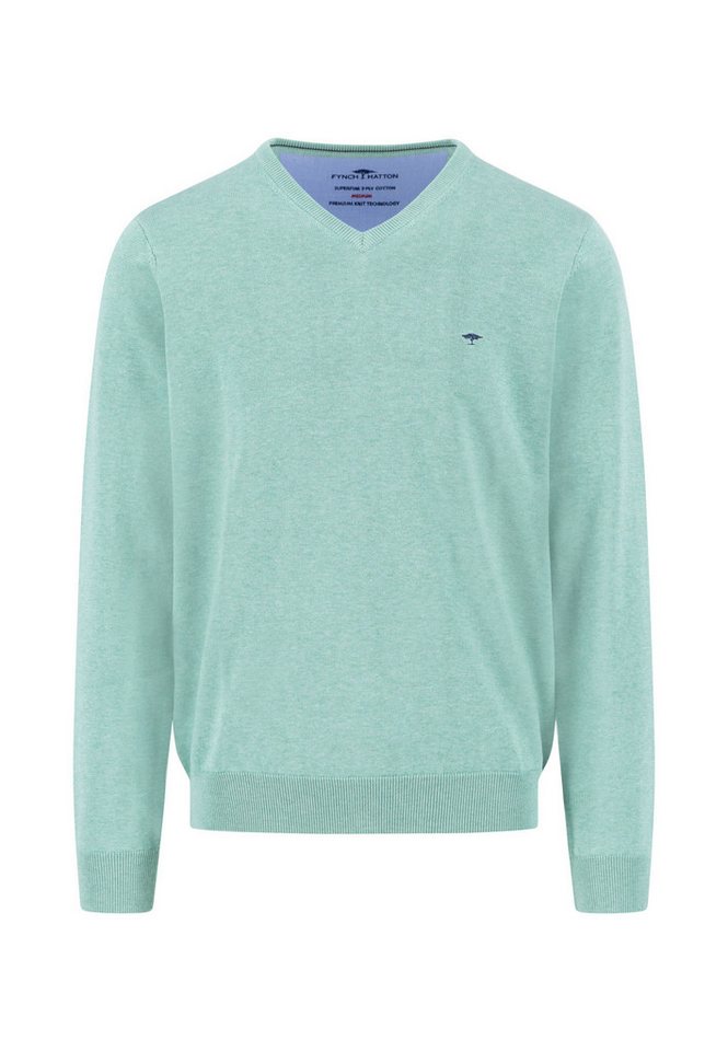 FYNCH-HATTON Strickpullover mit Logo Stickerei von FYNCH-HATTON