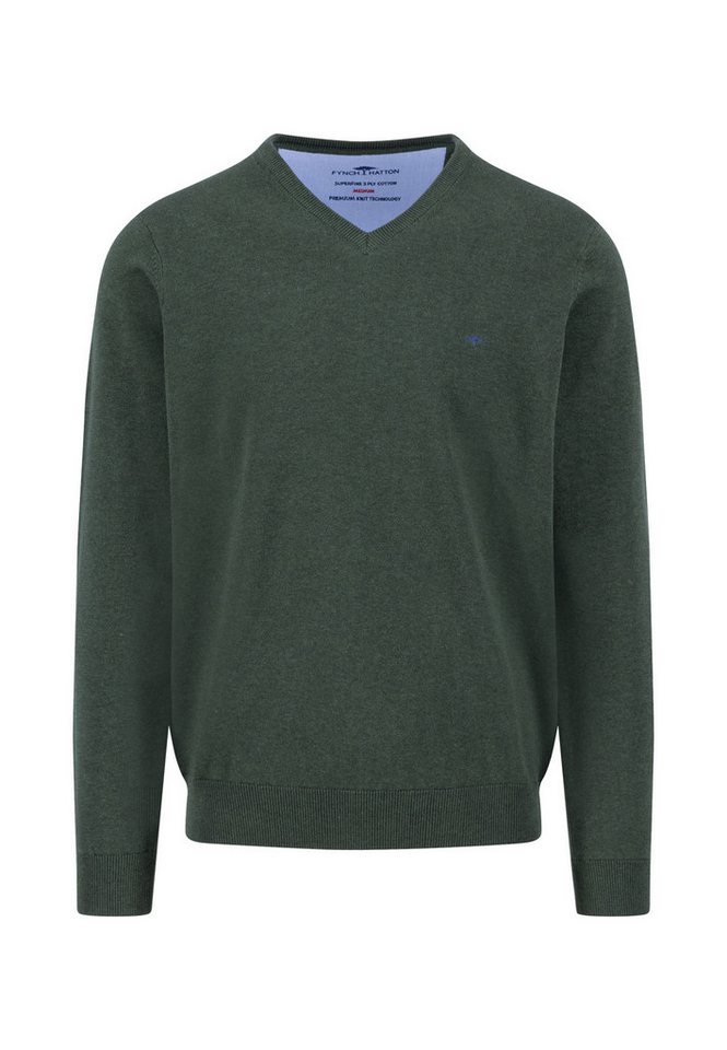 FYNCH-HATTON Strickpullover mit Logo Stickerei von FYNCH-HATTON