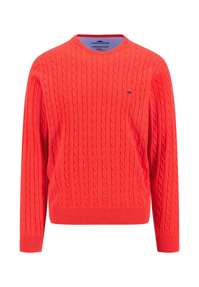 FYNCH-HATTON Strickpullover mit Logo Stickerei von FYNCH-HATTON