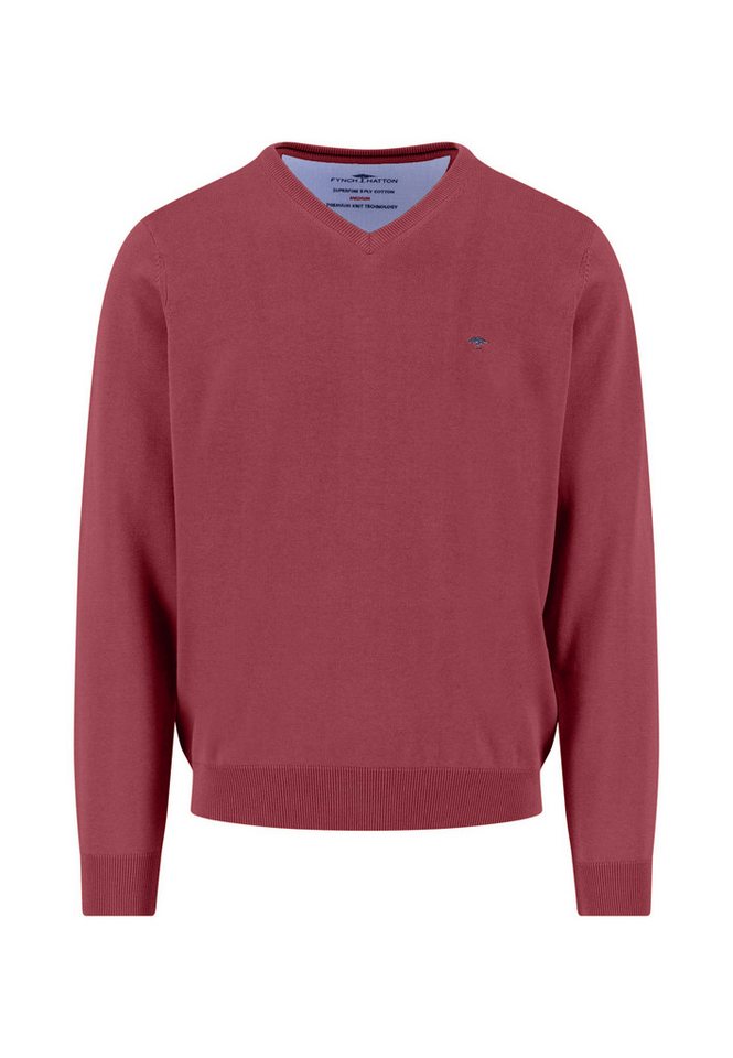 FYNCH-HATTON Strickpullover mit Logo Stickerei von FYNCH-HATTON