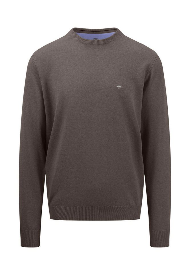 FYNCH-HATTON Strickpullover mit Stickerei auf der Brust von FYNCH-HATTON