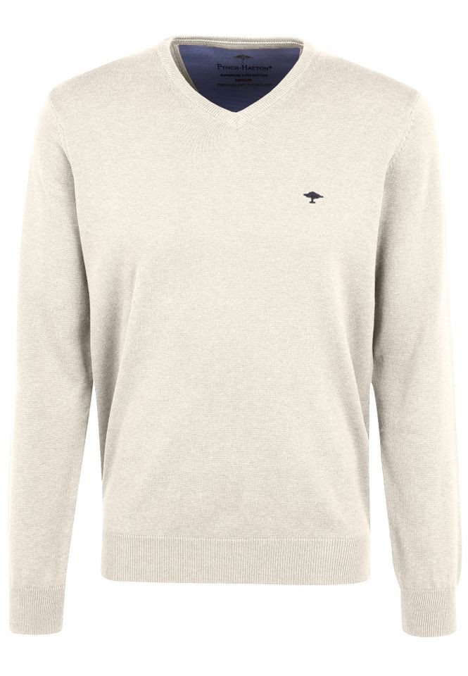 FYNCH-HATTON Strickpullover – V-Neck Pullover – Superfine Qualität von FYNCH-HATTON