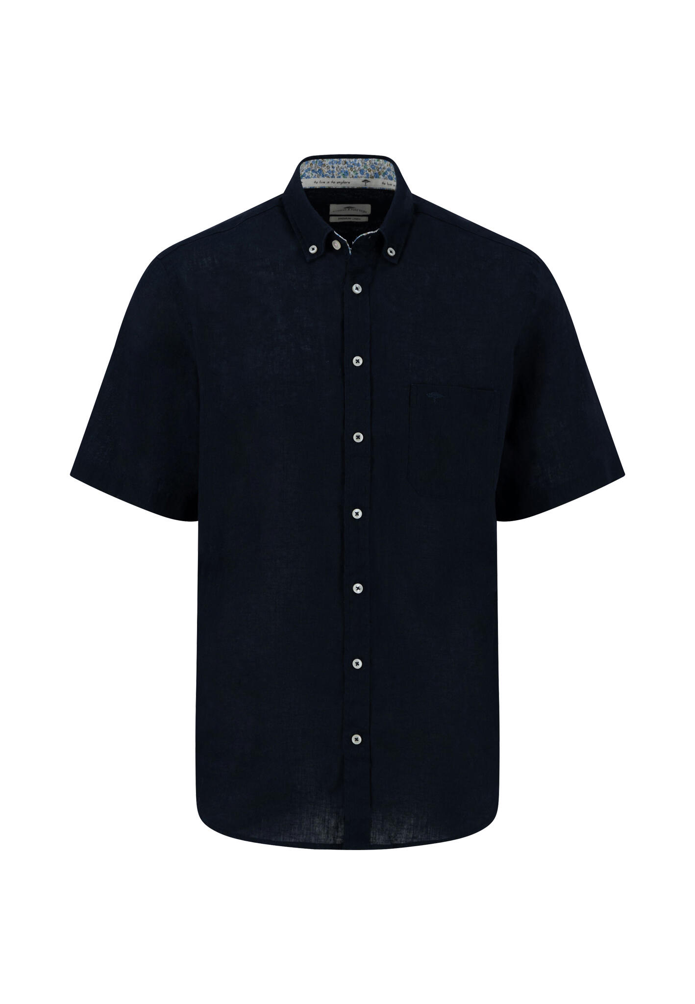 FYNCH-HATTON - Summer Linen, B.D., 1/2 navy - Gr. - XL von FYNCH-HATTON
