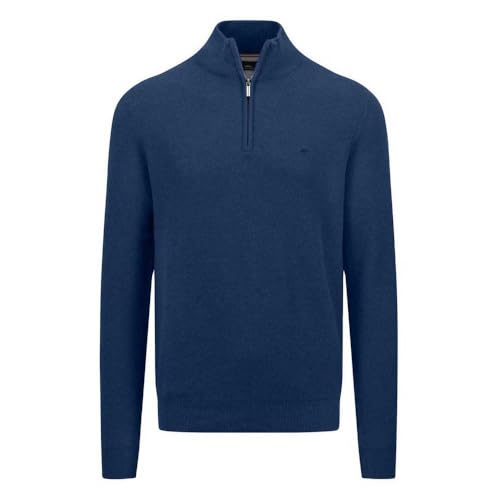 FYNCH-HATTON Sweater Half Zip Regular Fit Dark RAF Blue XL von FYNCH-HATTON