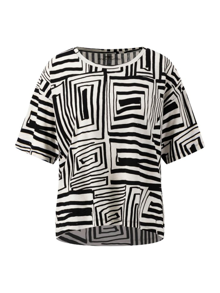 FYNCH-HATTON Sweatjacke T-SHIRT PRINTED MAZE von FYNCH-HATTON