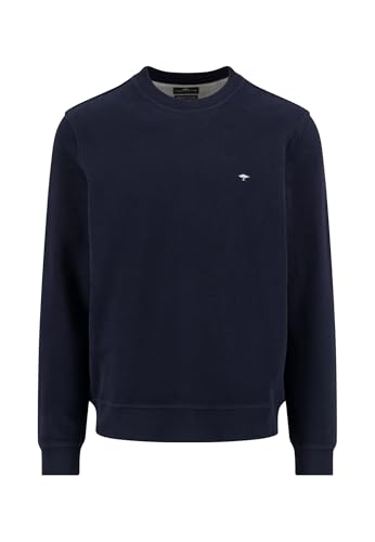 FYNCH-HATTON Sweatpullover aus Baumwolle mit Rundhalsausschnitt Navy/XXL von FYNCH-HATTON