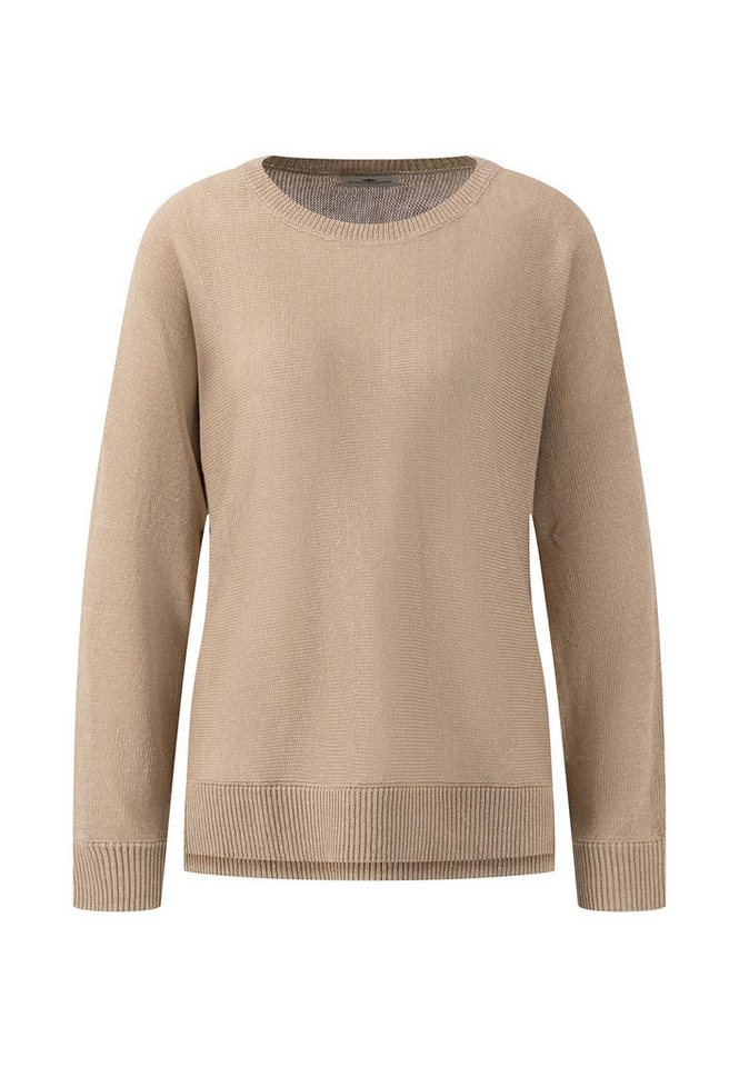 FYNCH-HATTON Sweatshirt PULLOVER O-NECK PLAIN LINEN von FYNCH-HATTON