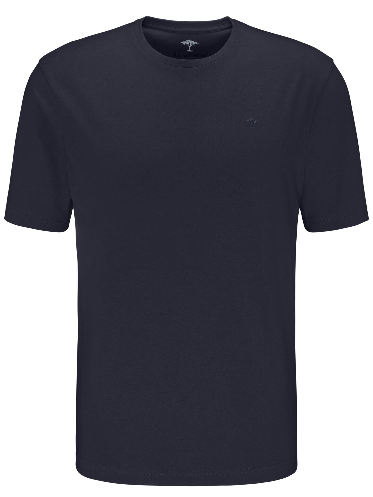 FYNCH-HATTON - T-Shirt, O-Neck navy - Gr. - XXL von FYNCH-HATTON