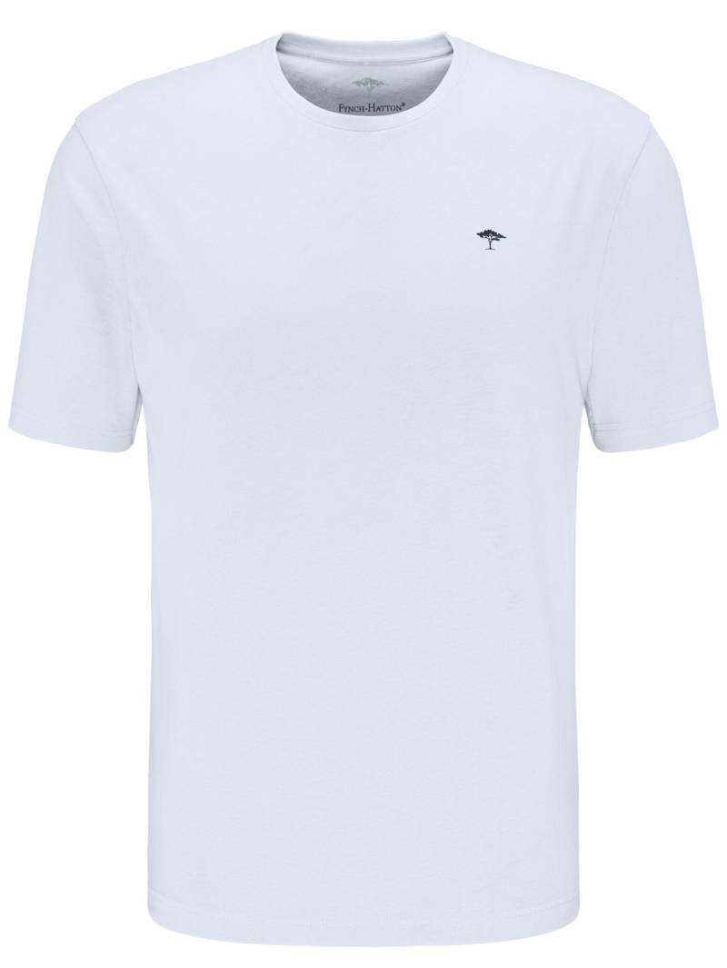 FYNCH-HATTON - T-Shirt, O-Neck white - Gr. - M von FYNCH-HATTON