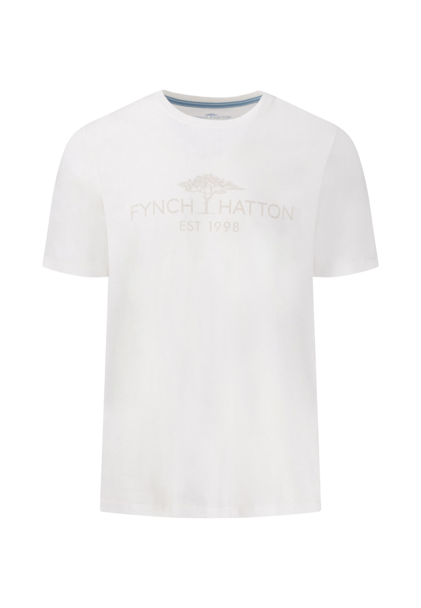 FYNCH-HATTON - T-Shirt, logo new offwhite - Gr. - XL von FYNCH-HATTON