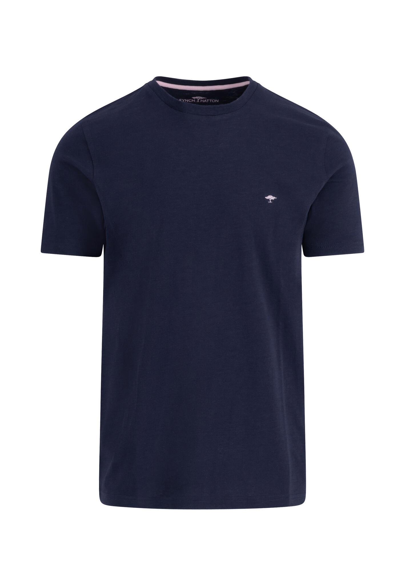 FYNCH-HATTON - T-Shirt, slub navy - Gr. - M von FYNCH-HATTON