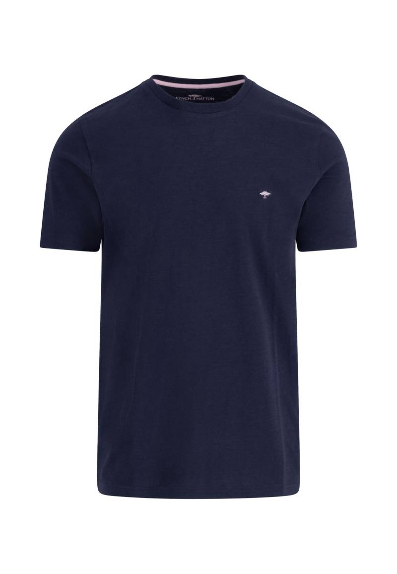 FYNCH-HATTON - T-Shirt, slub navy - Gr. - M von FYNCH-HATTON