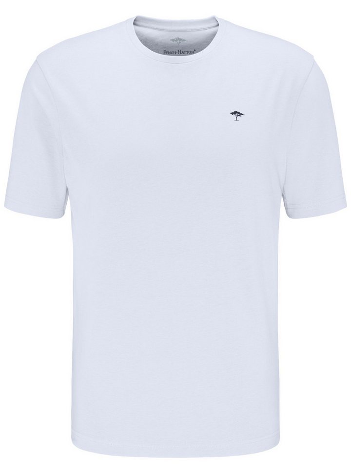 FYNCH-HATTON T-Shirt mit Rundhals und Logo-Stickerei von FYNCH-HATTON