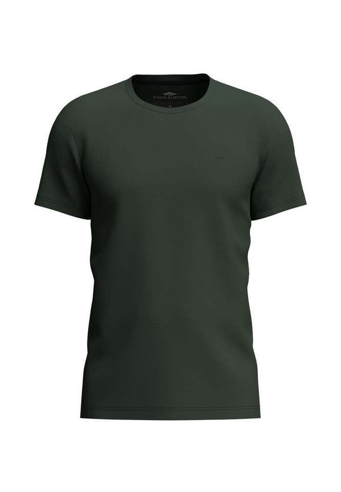 FYNCH-HATTON T-Shirt Sommershirt mit Logo Stickerei von FYNCH-HATTON
