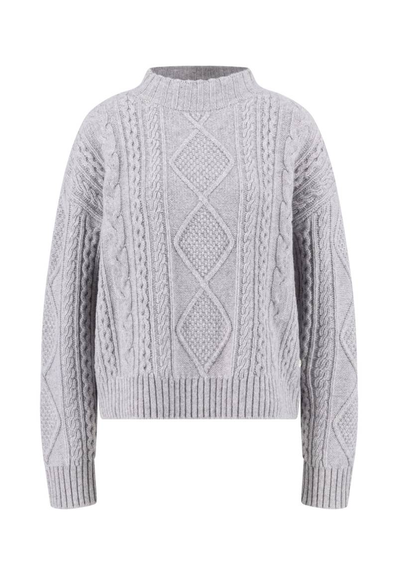 FYNCH-HATTON - TURTLENECK CABLE STRUCT SOFTW *RWS alloy grey - Gr. - XL von FYNCH-HATTON