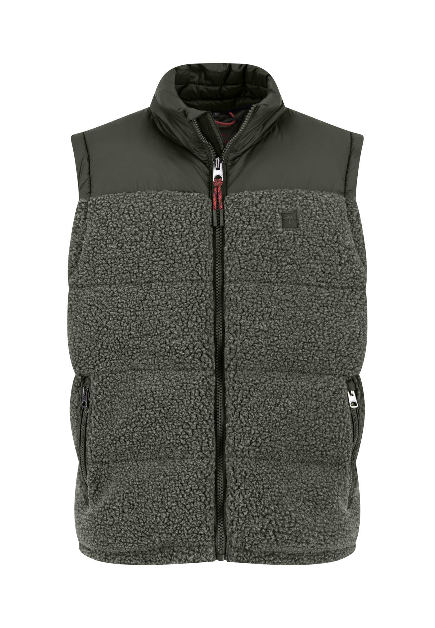 FYNCH-HATTON - Teddy Puffer Hybrid Vest dusty forest - Gr. - L von FYNCH-HATTON