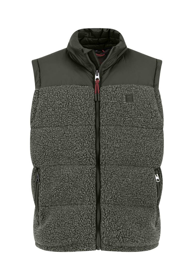 FYNCH-HATTON - Teddy Puffer Hybrid Vest dusty forest - Gr. - XXL von FYNCH-HATTON