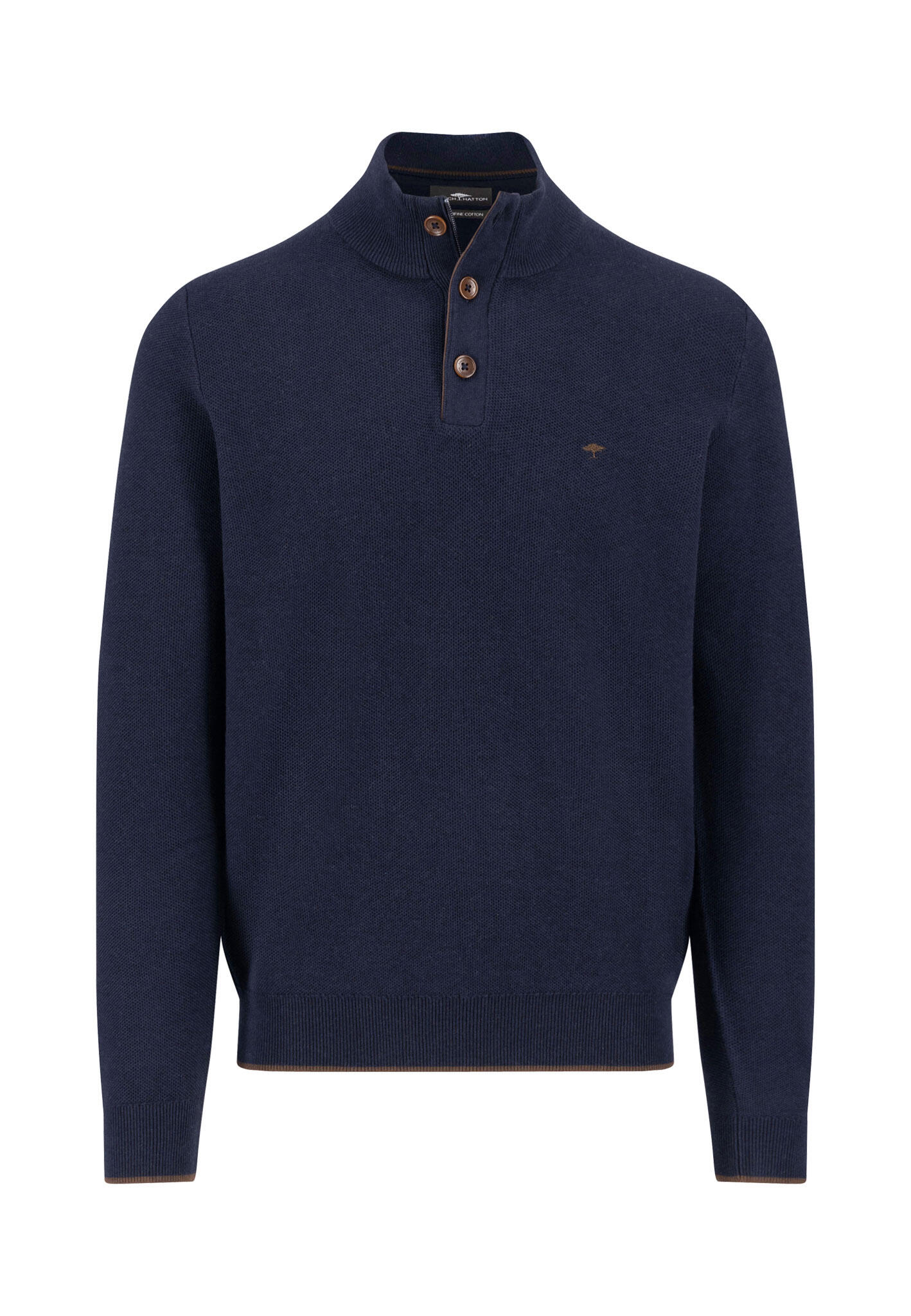 FYNCH-HATTON - Troyer Button, Structure navy - Gr. - L von FYNCH-HATTON