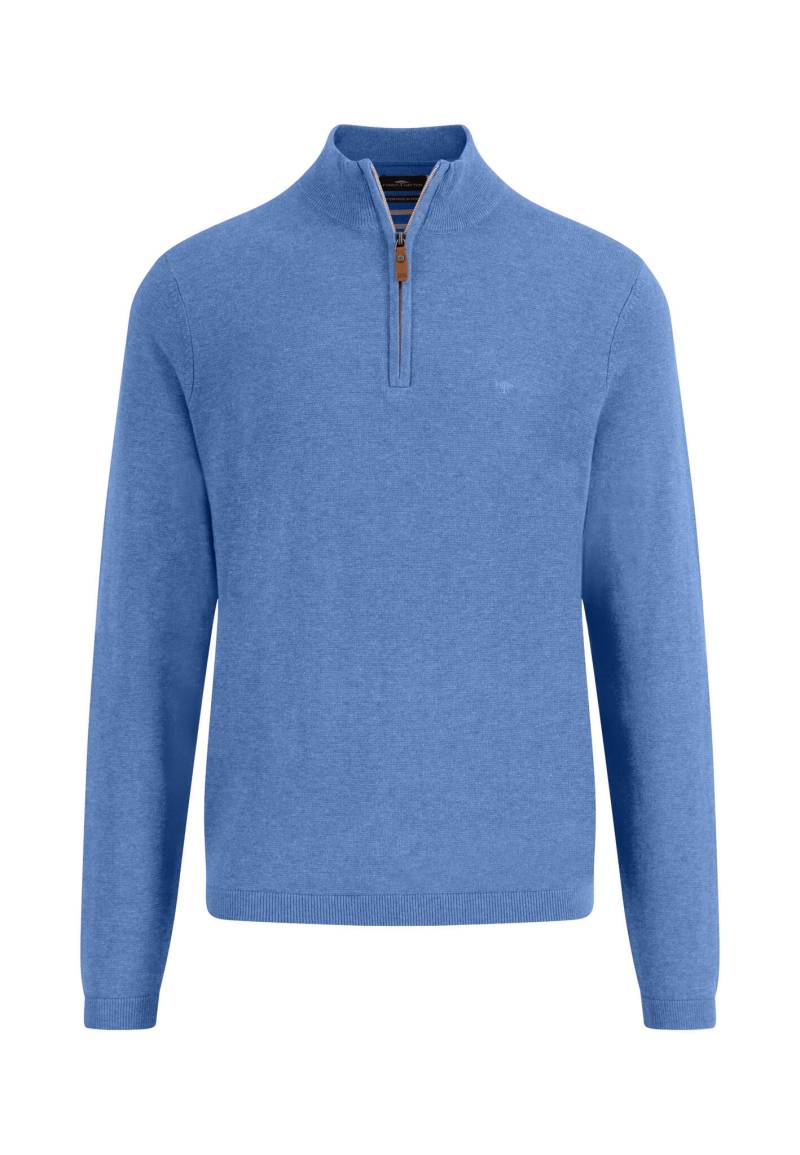 FYNCH-HATTON - Troyer Zip, Air Cotton crystal blue - Gr. - L von FYNCH-HATTON