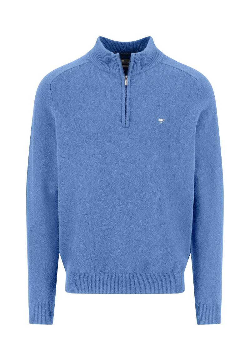 FYNCH-HATTON - Troyer- Zip, Lambswool crystal blue - Gr. - 3XL von FYNCH-HATTON